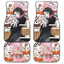 Enmu Car Floor Mats Custom Demon Slayer Anime Car Accessories Nearkii
