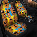 Scooby Doo Face Premium Custom Car Seat Covers Decor Protectors Nearkii