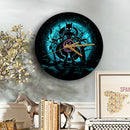 Mewtwo Pokemon Legendary Anime Moonlight Wood Wall Clock Nearkii
