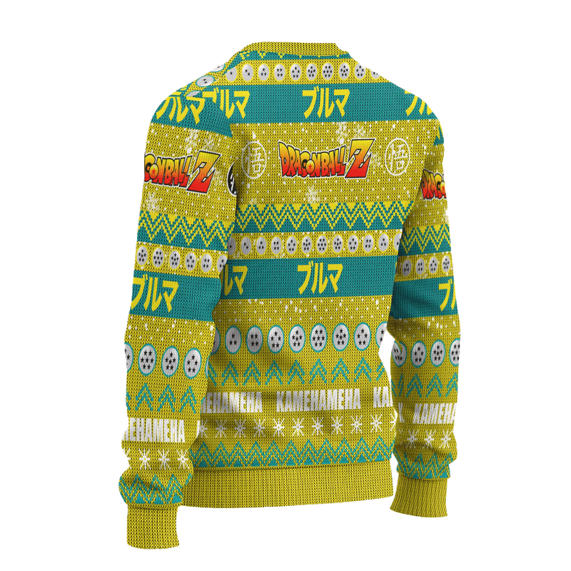 Bulma Anime Ugly Christmas Sweater Dragon Ball Z Xmas Gift Nearkii