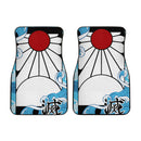 Demon Slayers Car Floor Mats Tanjiro Hanafuda Kimetsu no Yaiba Car Accessories Nearkii