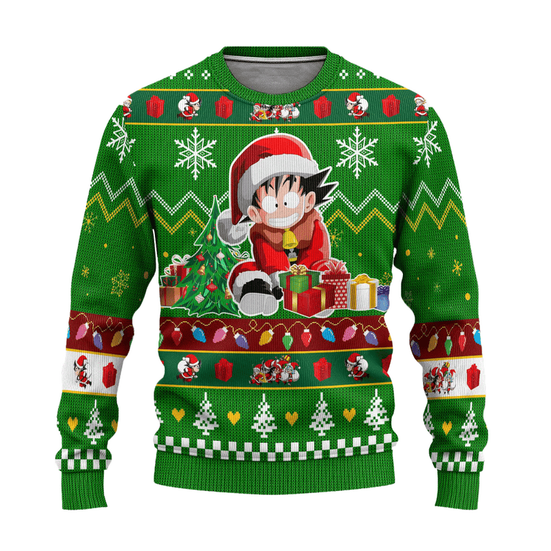 Son Goku Anime Ugly Christmas Sweater Dragon Ball Xmas Gift Nearkii