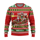 Dragon Ball Anime Ugly Christmas Sweater Red Characters Xmas Gift