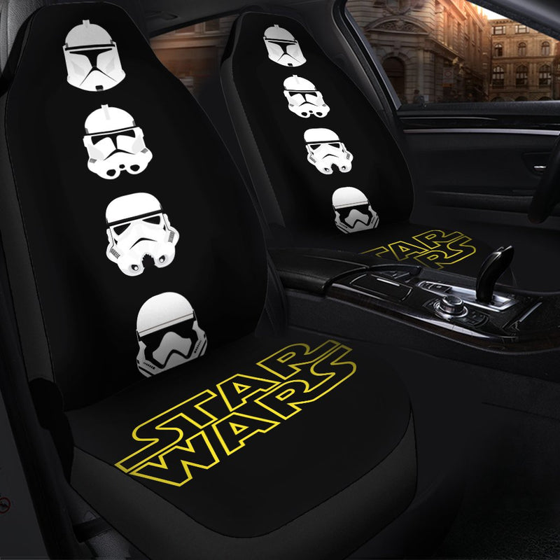 Stormstrooper Head Premium Custom Car Seat Covers Decor Protector Nearkii