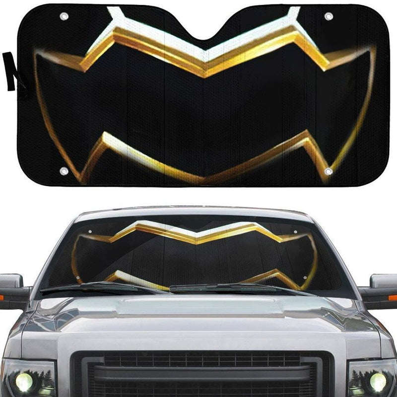Power Rangers Megaforce Black Ranger Helmet Custom Car Auto Sunshade Windshield Accessories Decor Gift Nearkii