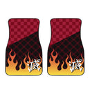 Demon Slayer Anime Car Floor Mats Kyojuro Rengoku Car Accessories Nearkii