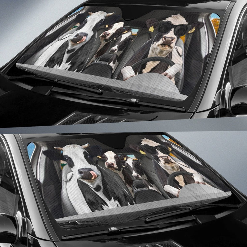 Driving Dairy Cows Car Auto Sunshades Nearkii