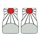 Demon Slayers Car Floor Mats Tanjiro Rising Sun Hanafuda Car Accessories Car Accessories Nearkii