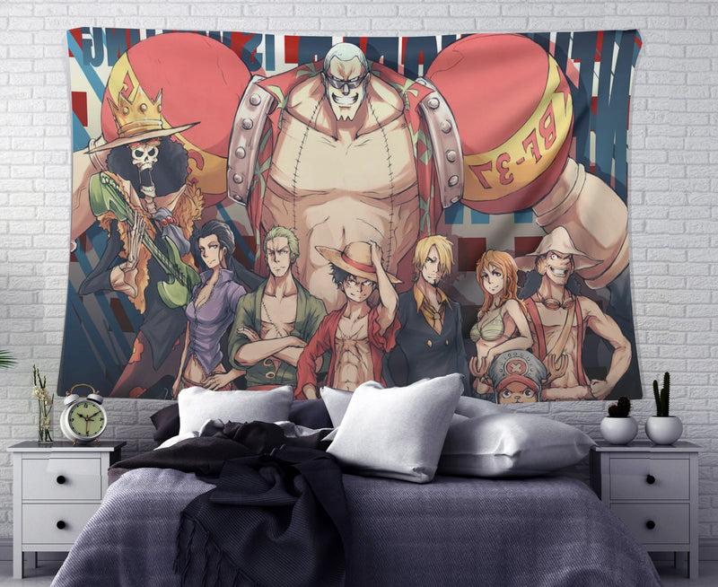 One Piece Characters Tapestry Room Decor Nearkii