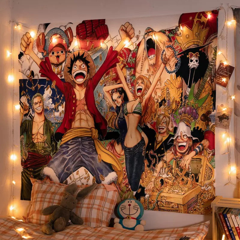 One Piece Funny Tapestry Room Decor Nearkii