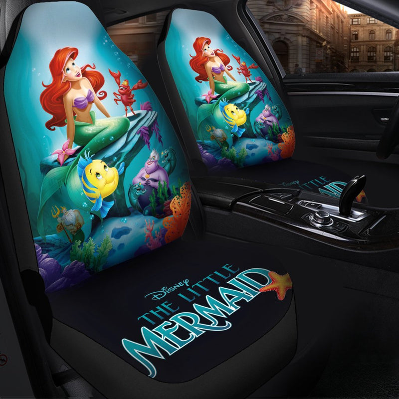 The Little Mermaid Premium Custom Car Seat Covers Decor Protectors Nearkii