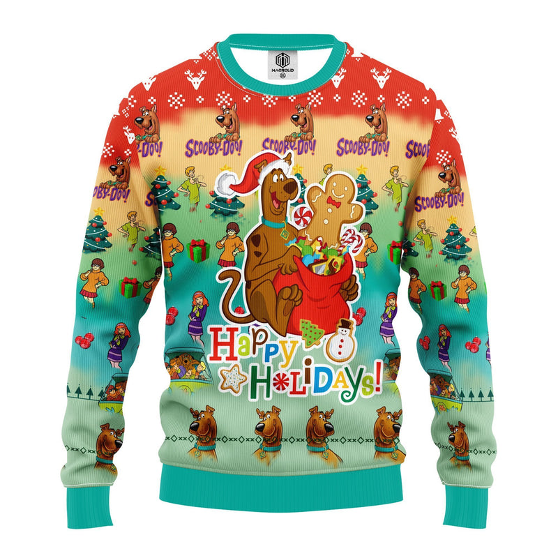 Scooby Doo Holiday Ugly Christmas Sweater Amazing Gift Idea Thanksgiving Gift Nearkii
