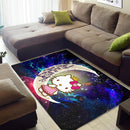 Hello Kitty Love You To The Moon Galaxy Carpet Rug Home Room Decor Nearkii