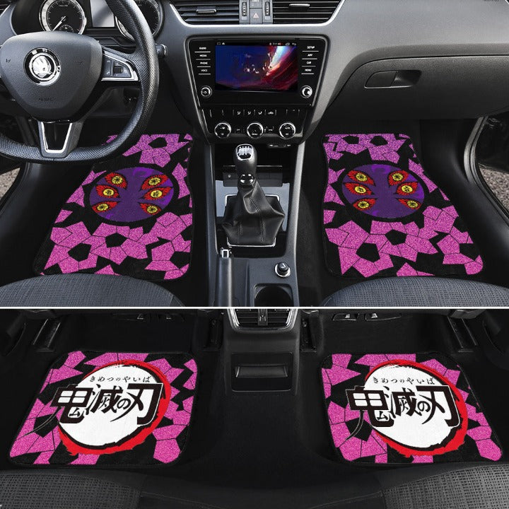 Kokushibo Demon Slayers Car Floor Mats Anime Car Accessories Nearkii