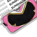 Power Rangers Megaforce Pink Ranger Helmet Custom Car Auto Sunshade Windshield Accessories Decor Gift Nearkii