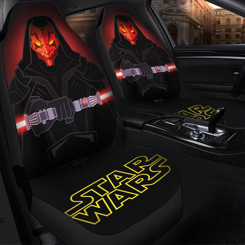 Star Wars Darth Maul Premium Custom Car Seat Covers Decor Protector Nearkii
