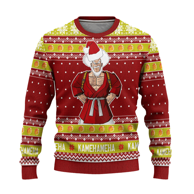 Mr Satan Dragon Ball Anime Ugly Christmas Sweater Xmas Gift Nearkii