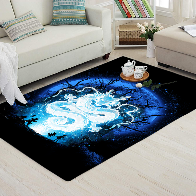 Shenron Dragon Ball Moonlight Area Carpet Rug Home Decor Bedroom Living Room Decor Nearkii