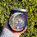 Ghibli Character Love You To Moon And Back Premium Wine Tumbler Nearkii