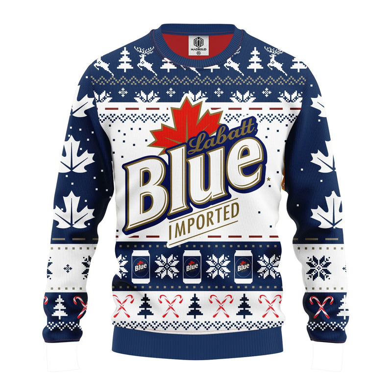 Labatt Blue Ugly Christmas Sweater Amazing Gift Idea Thanksgiving Gift Nearkii