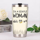 I'M A Simple Woman Camping Camfire Tumbler 2023 Nearkii