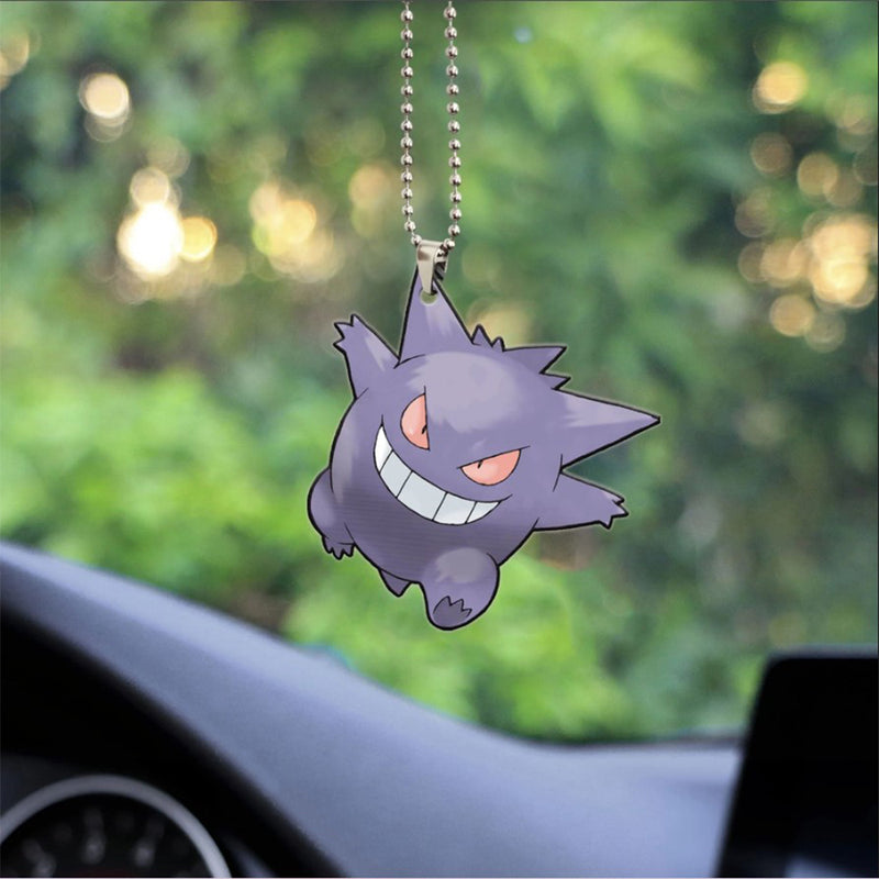 Gengar Pokemon Anime Car Ornament Custom Car Accessories Decorations Nearkii