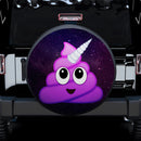 Cute Shit Unicorn Galaxy Jeep Car Spare Tire Covers Gift For Campers Nearkii