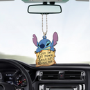 Stitch Get In Sit Down Shut Up Hold On Funny Car Ornament Custom Car Accessories Decorations Nearkii