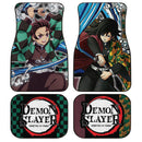 Demon Slayer Tanjiro And Giyuu Car Floor Mats Custom Water Breathing Anime Car Accessories Nearkii