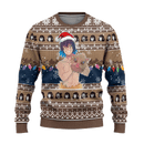 Demon Slayer Inosuke Hashibira Anime Ugly Christmas Sweater Xmas Gift Nearkii