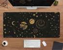 Black Gold Celestial Mouse Mat Nearkii
