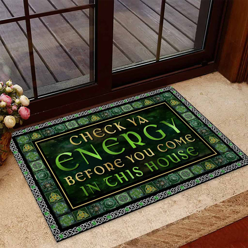 Check Ya Energy Irish Doormat Home Decor Nearkii