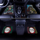 Demon Slayer Tanjiro And Giyuu Car Floor Mats Custom Water Breathing Anime Car Accessories Nearkii