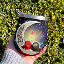 Among Us Couple Love You To Moon And Back Premium Wine Tumbler Nearkii