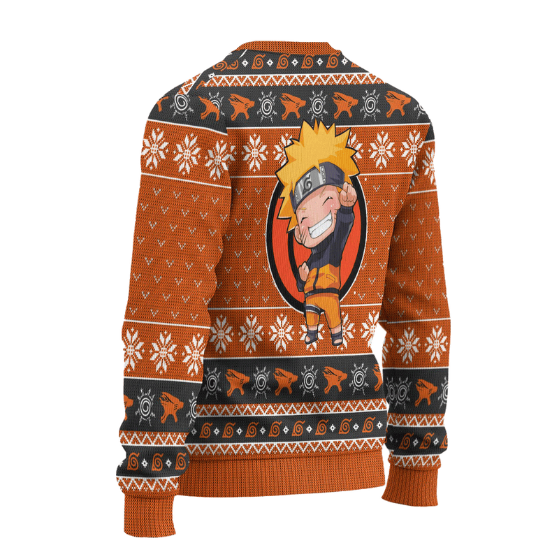 Naruto Uzumaki Anime Ugly Christmas Sweater Naruto Shippuden Xmas Gift Nearkii