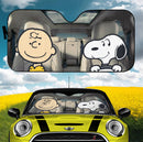 Snoopy Driving Car Auto Sunshades Nearkii