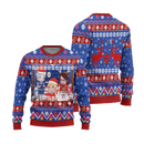 Boruto Anime Ugly Christmas Sweater Custom Blue Xmas Gift Nearkii
