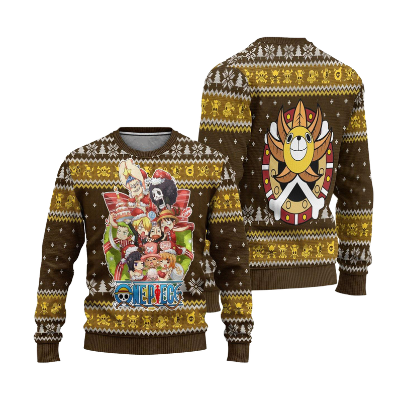 One Piece Anime Ugly Christmas Sweater Xmas Gift Nearkii