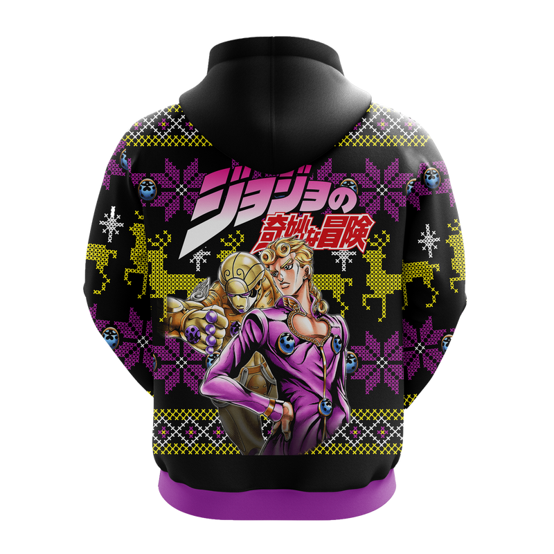 Jojo Giorno Christmas Hoodie Amazing Gift Idea Christmas Gift Nearkii