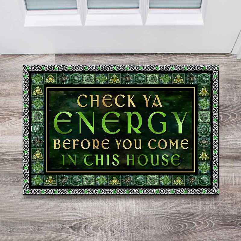 Check Ya Energy Irish Doormat Home Decor Nearkii