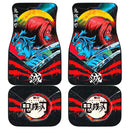 Tanjiro x Nezuko Car Floor Mats Custom Demon Slayer Anime Car Accessories Nearkii