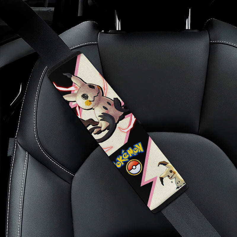 Mimikyu car seat belt covers Anime Pokemon Custom Car Accessories Nearkii