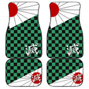 Demon Slayer Anime Car Floor Mats Tanjiro Kamado Car Accessories Nearkii