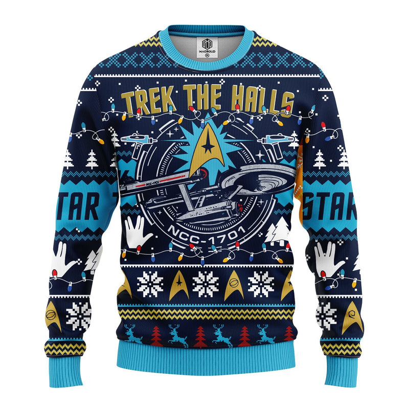 Star Trek 3D Ugly Christmas Sweater Amazing Gift Idea Thanksgiving Gift Nearkii