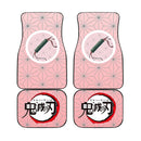 Custom Nezuko Demon Slayers Car Floor Mats Anime Car Accessories Nearkii