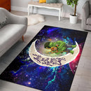 Hulk And Loki Love You To The Moon Galaxy Carpet Rug Home Room Decor Nearkii