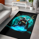 Blue Spider Man Black Suit No Way Home Moonlight Area Rug Home Decor Bedroom Living Room Decor