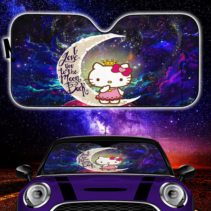 Hello Kitty Love You To The Moon Galaxy Car Auto Sunshades Nearkii