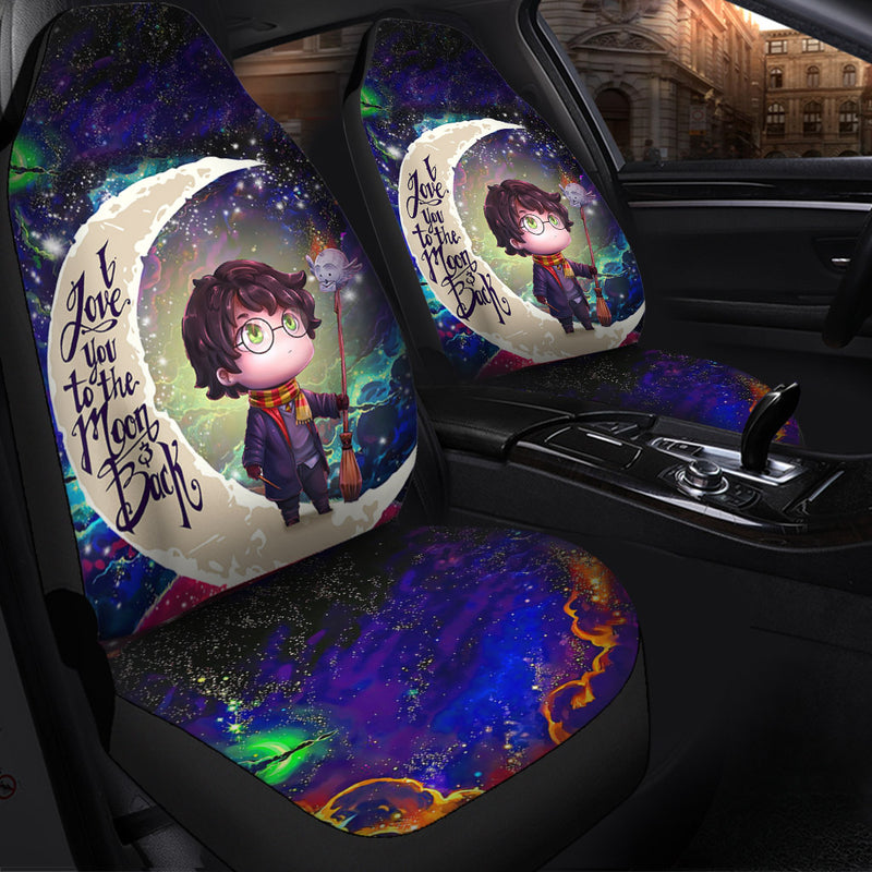 Harry Potter Chibi Love You To The Moon Galaxy Car Seat Covers Nearkii