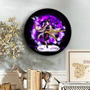 Shinobu Demon Slayer Moonlight Wood Wall Clock Nearkii